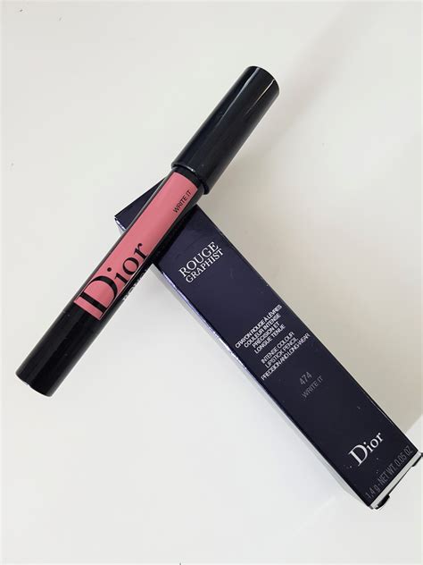 dior rouge graphist write it